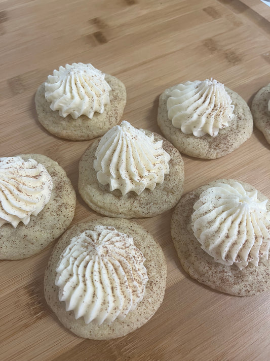 White Chocolate Frappuccino Sugar Cookies Half Dozen